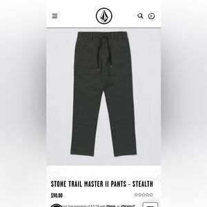 Volcom stone trail master pants
